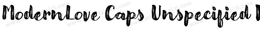 ModernLove Caps Unspecified Didact字体转换